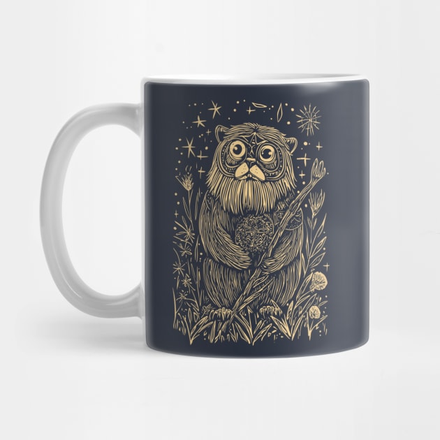 Celestial Bearded Creature – Mystical Guardian of the Forest by TuncGK